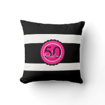 Heet Roze en Zwarte 50 & Fabulous Verjaardagscadea