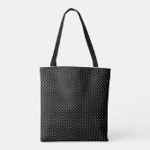 Heet roze en zwarte 50 & Fabulous verjaardagscadea Tote Bag (Achterkant)