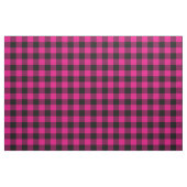 Heet roze en zwarte Buffalo ruitjes Stof (Fat Quarter)