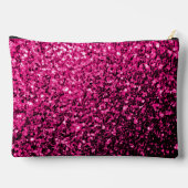 Heet roze faux glitter sparkles etui (Achterkant)
