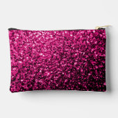 Heet roze faux glitter sparkles etui (Achterkant)