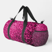 Heet roze faux glitter sparkles plunjezak (Rechterhoek)