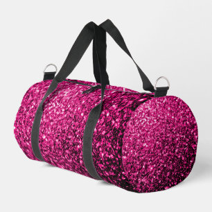 Heet roze faux glitter sparkles plunjezak