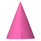 Heet Roze Gaming Meisje Verjaardag Feesthoedjes (Achterkant)
