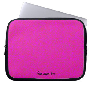 Heet Roze Gepersonaliseerd Laptop Sleeve