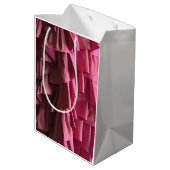  Heet Roze Glam Ruffles Patroon Modern Medium Cadeauzakje (Achterkant Gekanteld)