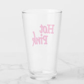 Heet Roze glazen tumbler (Achterkant)