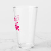Heet Roze glazen tumbler (Links)
