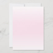 Heet Roze Glitter Ballonbruid om Vrijgezellenfeest Kaart (Achterkant)