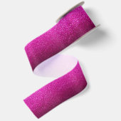 Heet Roze Glitter Bruidsfeest Verjaardagsfeest Satijnen Lint (Achterkant)
