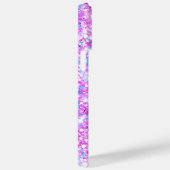 Heet Roze Glitter Iridescente Glam Meisjesachtige Case-Mate iPhone Case (Achterkant / Rechts)
