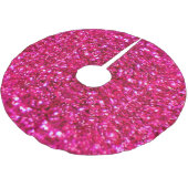 Heet roze glitter Kerstmis boom rok Kerstboom Rok (Gekanteld)