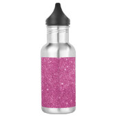 Heet Roze Glitter Vonken Waterfles (Links)