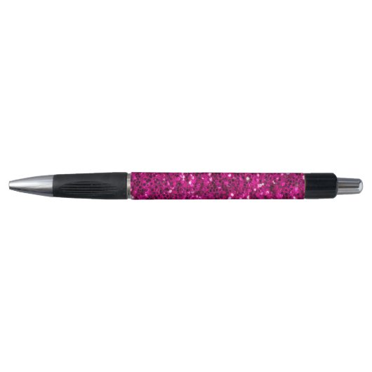 Heet roze glitters namaak glitters pen (Voorkant)