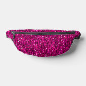 Heet roze glitters nepschittering heuptasje (Liggend)