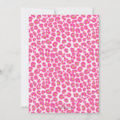 Heet roze goud luipaard patroon kaart (Achterkant)