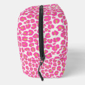 Heet roze goud luipaard patroon toilettasje (Rechts)
