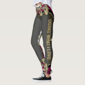 Heet Roze Goud Zwart Leggings (Links)