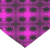 Heet Roze Gradiënt Star Bow Korte Tafelloper (Hoek)