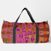 Heet Roze Groovy Abstract Retro Atoomgolven Plunjezak (Voorkant)
