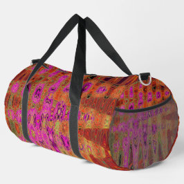 Heet Roze Groovy Abstract Retro Atoomgolven Plunjezak