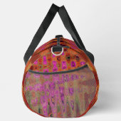 Heet Roze Groovy Abstract Retro Atoomgolven Plunjezak (Rechts)