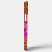 Heet Roze Groovy Abstract Retro Vloeibare Draaikol Case-Mate iPhone Case (Achterkant / Rechts)
