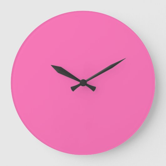 Heet Roze Grote Klok (Voorkant)