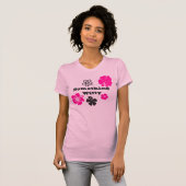 Heet Roze Hawaïaanse Bloem Custom Shirt (Voorkant volledig)