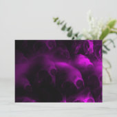 Heet Roze Hel Schedel Halloween Uitnodiging (Staand voorkant)