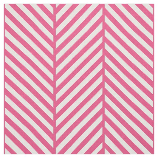 Heet Roze Herringbone Grote Schaal Stof (Swatch)