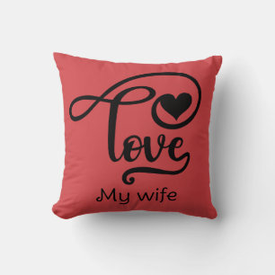 Heet roze ik hou van jou mijn vrouw  kussen