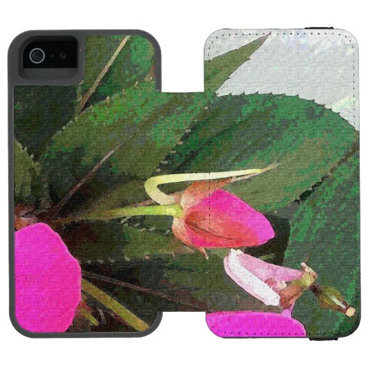 Heet Roze Incipio iPhone Portemonnee Hoesje (Agenda Open)