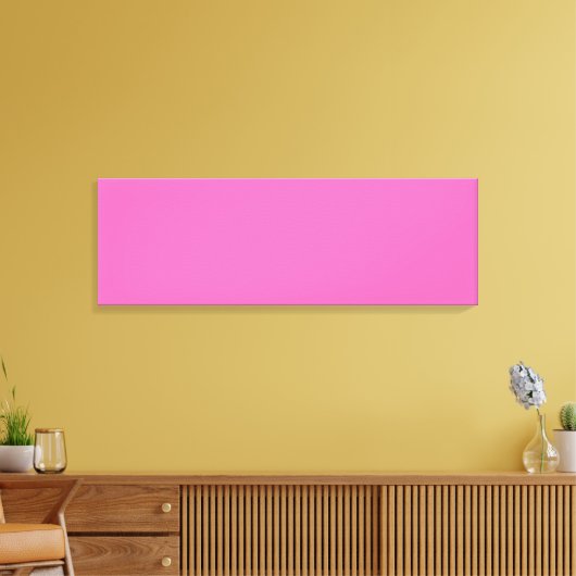 Heet Roze Ingepakte Canvas Afdruk (Insitu (Woonkamer))