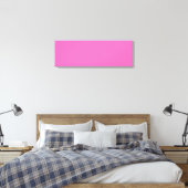 Heet Roze Ingepakte Canvas Afdruk (Insitu (Slaapkamer))