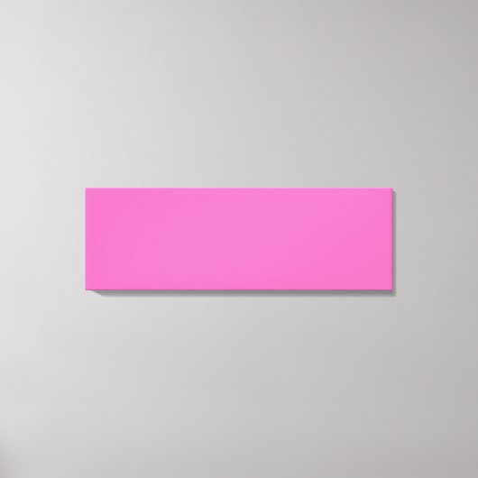 Heet Roze Ingepakte Canvas Afdruk (Voorkant)