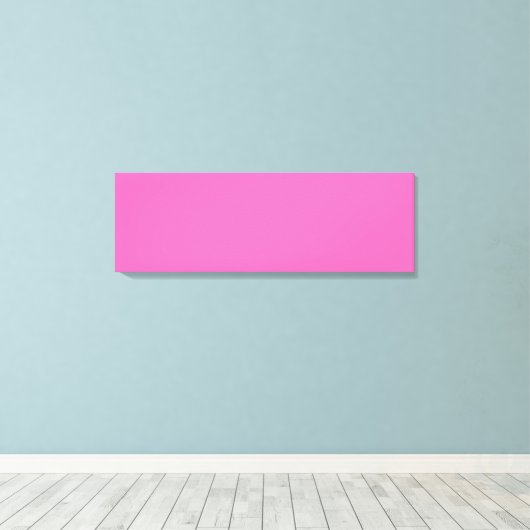 Heet Roze Ingepakte Canvas Afdruk (Insitu (Houten vloer))