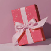 Heet Roze Katten, Cake & Kersen - Valentijn Cadeaupapier