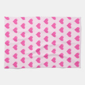 Heet Roze keukenhanddoek - Uw kleur (Horizontaal)