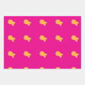 Heet Roze Kinderen Inpakpapier Vel (Voorkant 3)