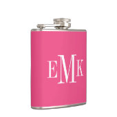 Heet Roze Klassiek Monogram Heupfles (Rechts)