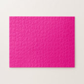 Heet Roze Kleur Legpuzzel (Horizontaal)