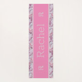 Heet Roze Kwarts Unieke Chique Trendy Eenvoudig Mo Yogamat (Achterkant)