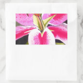 Heet roze lib Tenerife pop art waterverf Rechthoekige Sticker (Tas)