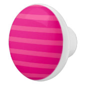 Heet Roze & Licht Roze Punch Helder Kraftige Strep Keramische Knop (Rechts)