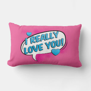 Heet Roze Liefde Blauwe Turquoise Harten Kussen