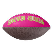 HEET ROZE LIME GROEN EN WIT Custom Football (Gedraaid 90)