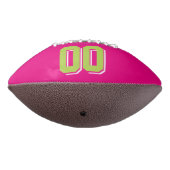 HEET ROZE LIME GROEN EN WIT Custom Football (Gedraaid 270)