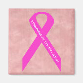 Heet Roze lint magneet (Voorkant)