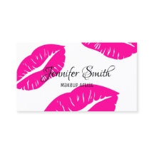 Heet Roze Lippen Patroon Make-up Artiest